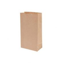 Eco Blokbodemzakken Gerecycled Kraft Papier 100grs 130x80x185 mm - 100 stuks