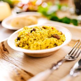 Rond Bord palmblad Ø 14 cm - 400 stuks