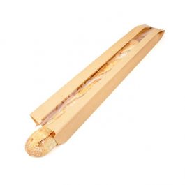 Kraft Zakken 89x64x635 mm Met zijvouw - 100 Stuks