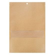Zakken Kraft Sealbaar 98x114 mm met Venster - 100 st