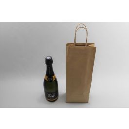 Papieren Flestassen Kraft 140x80x390mm - 50 st