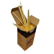 Bio rietjes van stro, longdrink 200mm x ⌀ 3-6mm - 250 st