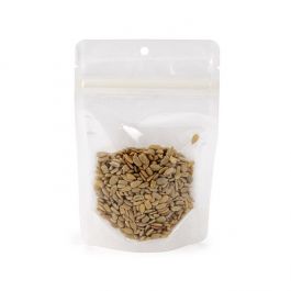 Eco Stazakken Rijstpapier Transparant/Wit | 57 Gram | 102x60x152mm - 100 st