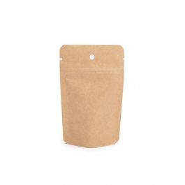 Kraft Stazakken 80x50x130mm met ophanggat - 100 st