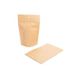 Stazakken Kraft 130x80x205mm | 113 gram met rond ophanggat - 100 st