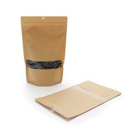 Stazakken Kraft 170x90x285mm | 340 gram met rond ophanggat - 100 stuks