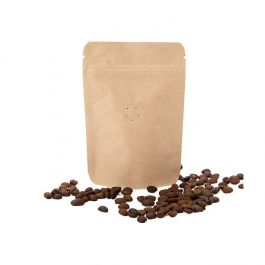 Koffie Stazakken Kraft 102x60x152mm | 57 gram | Met Ventiel - 100 st.